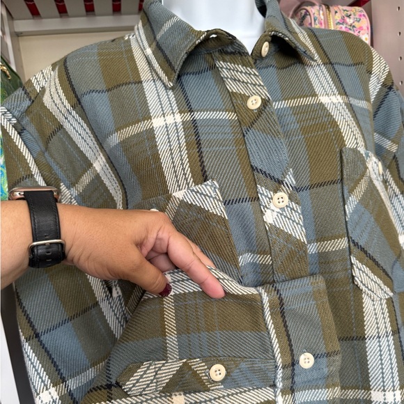 NORTH FACE HEAVYWEIGHT FLANNEL XL. WOMENS VALLEY TWILL BUTTON DOWN SHIRT. NWT - Picture 6 of 16